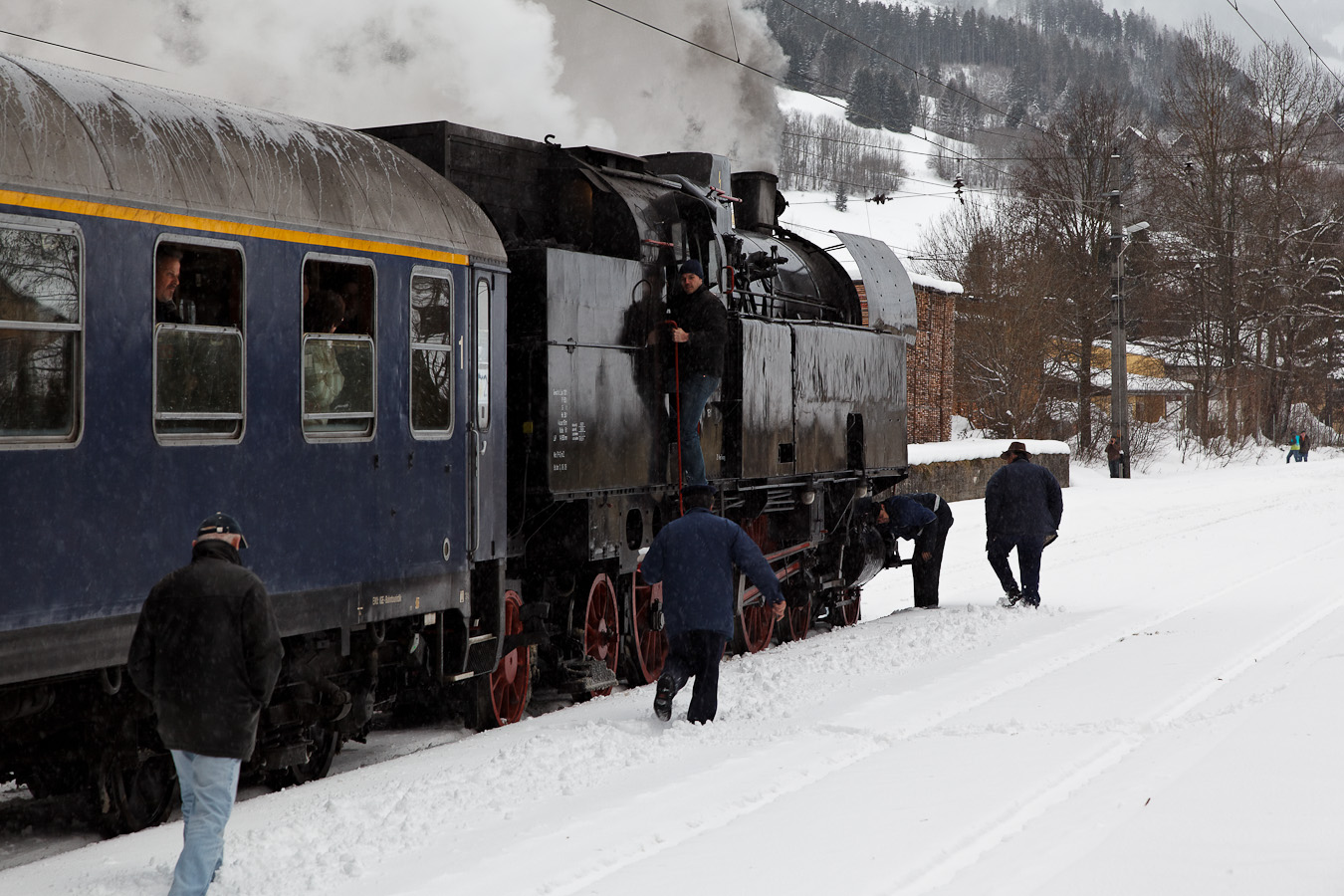 Winterdampffahrt durch's Gesäuse 4