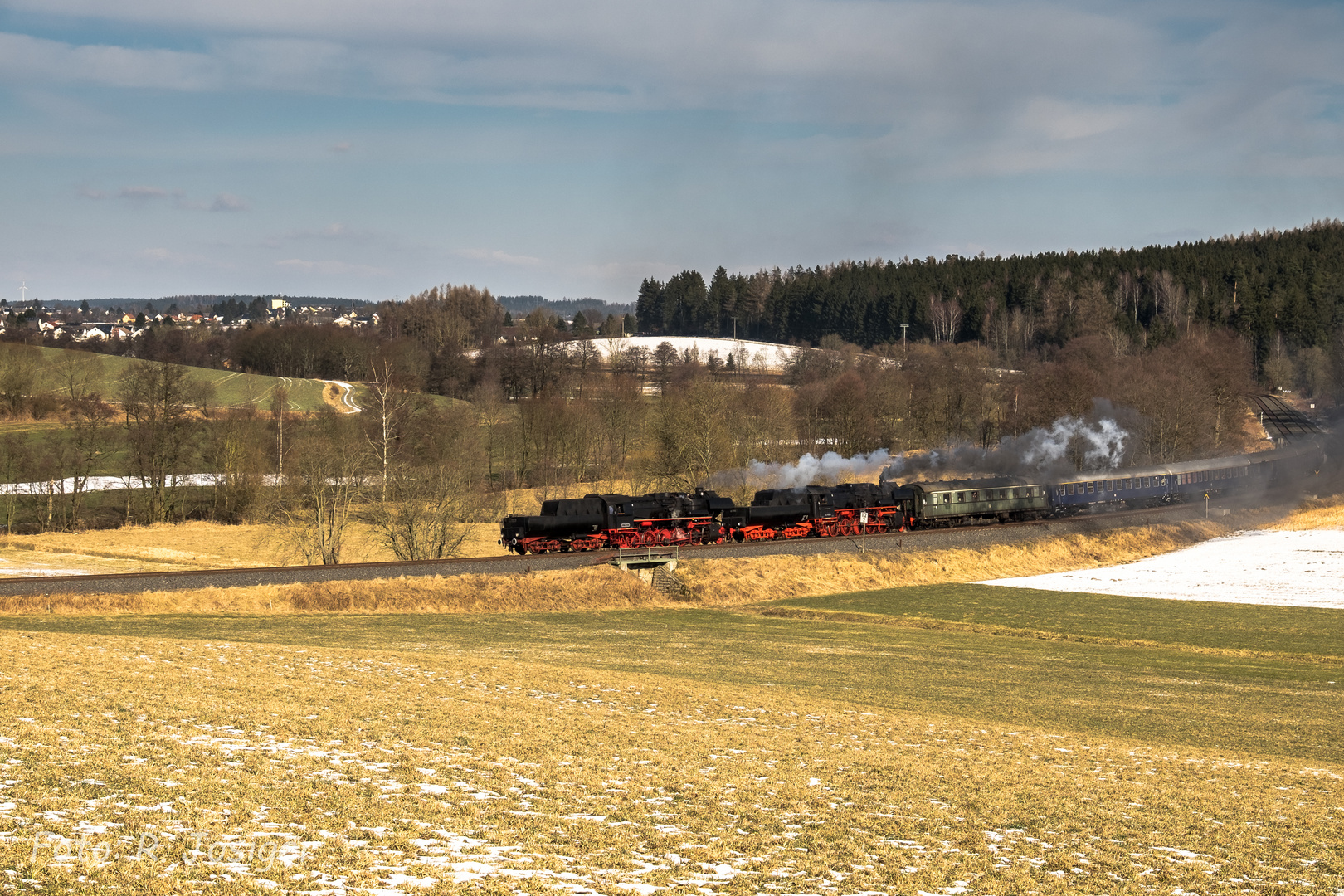 Winterdampfreise durch Franken und die Oberpfalz