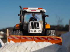 Winterdienst mit Steyr 2