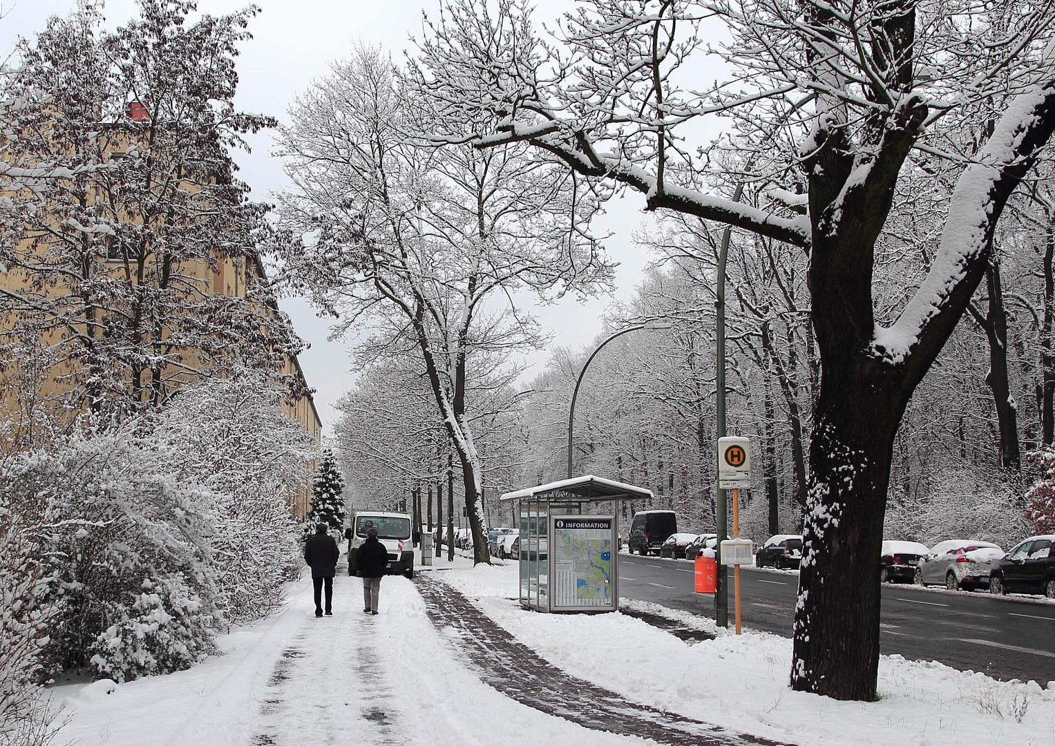 Wintereinbruch Foto & Bild | outdoor, winter, straße ...