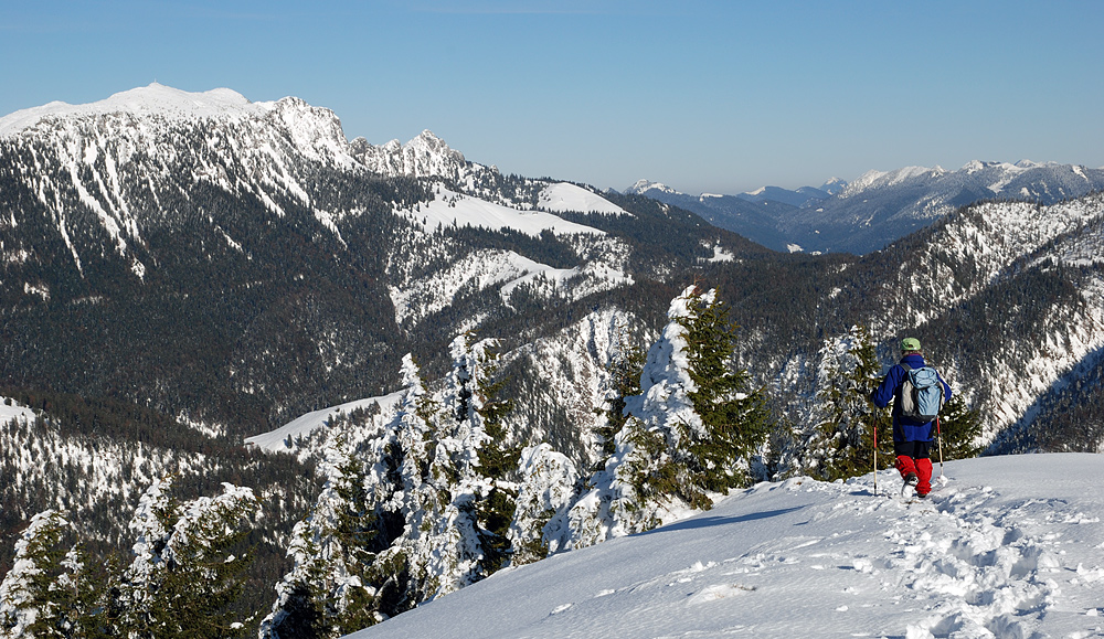 Wintereinbruch 4 - Blick auf die Benediktenwand