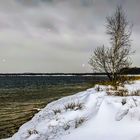 Wintereinbruch am Cospudener See