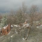 Wintereinbruch am Erzgebirgskamm