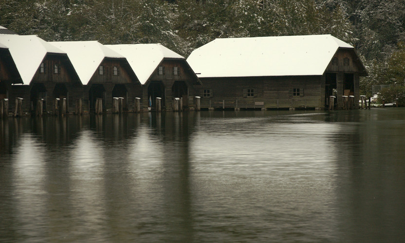 Wintereinbruch am Königsee