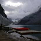 Wintereinbruch am Lake Louise/Kanada