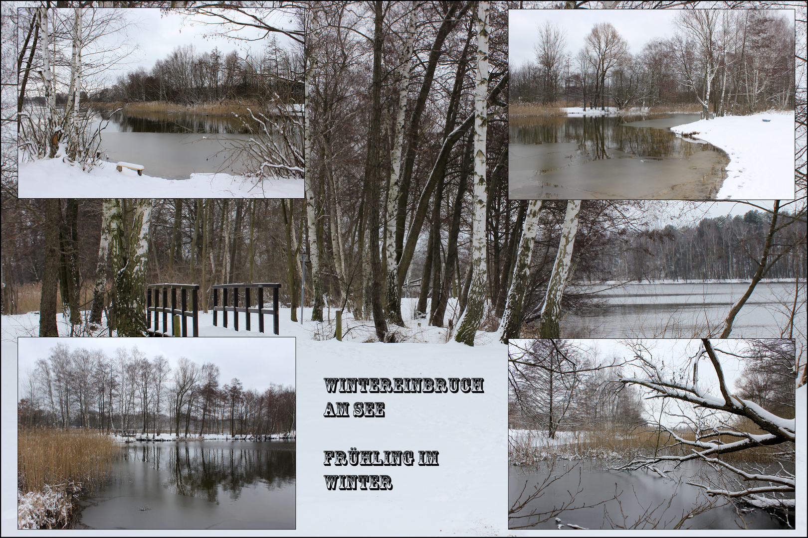 Wintereinbruch am See