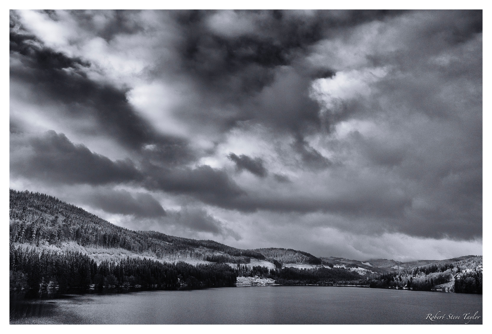 Wintereinbruch am Titisee