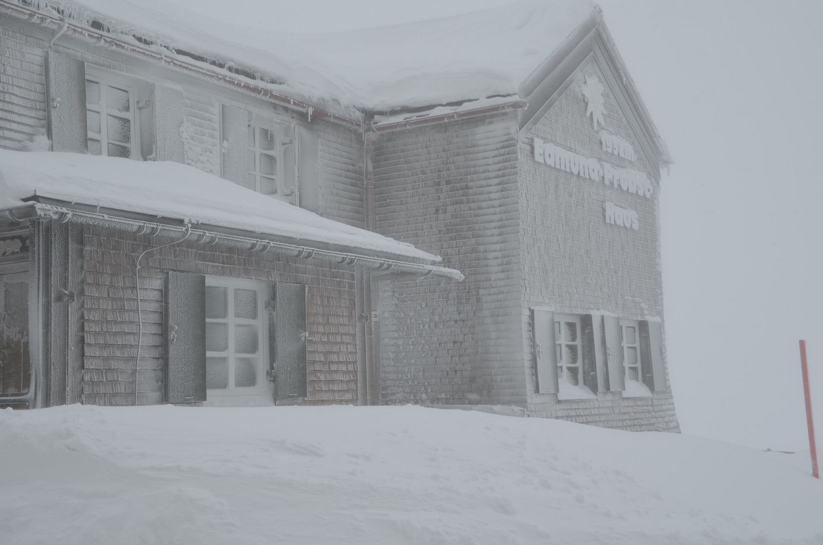 Wintereinbruch auf dem Nebelhorn