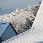 Wintereinbruch - Blick aus dem Fenster