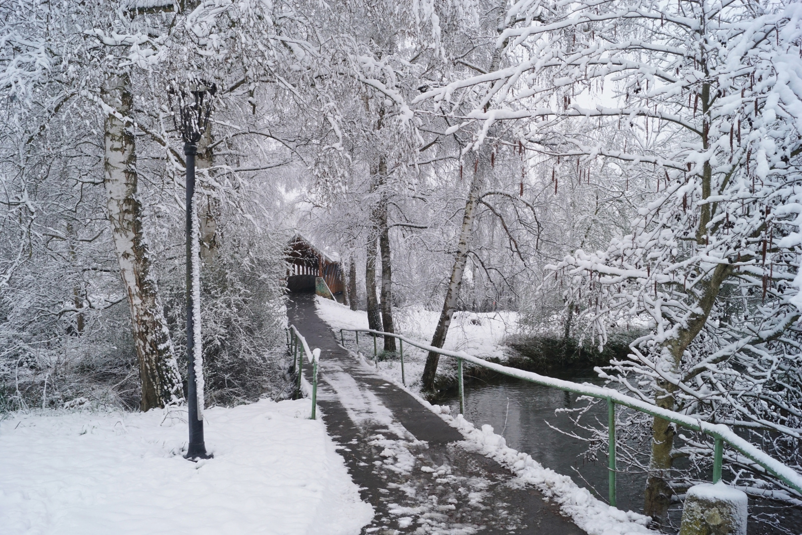 Wintereinbruch im April 22.