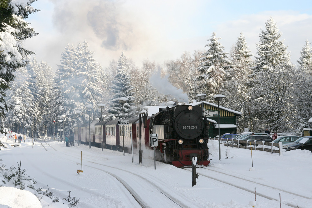 Wintereinbruch im Harz