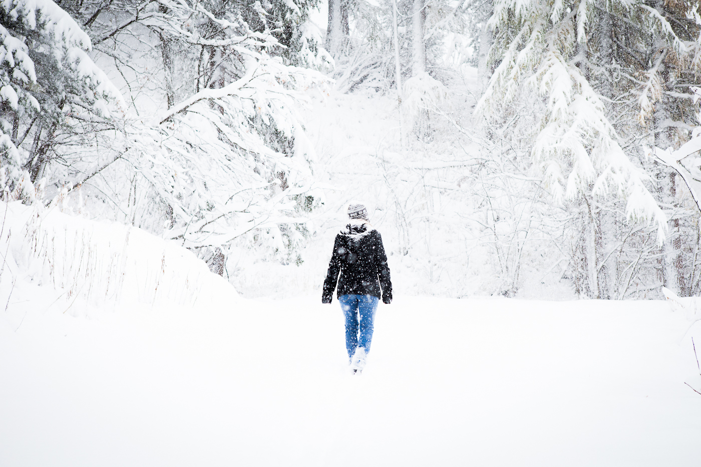 Wintereinbruch im Herbst