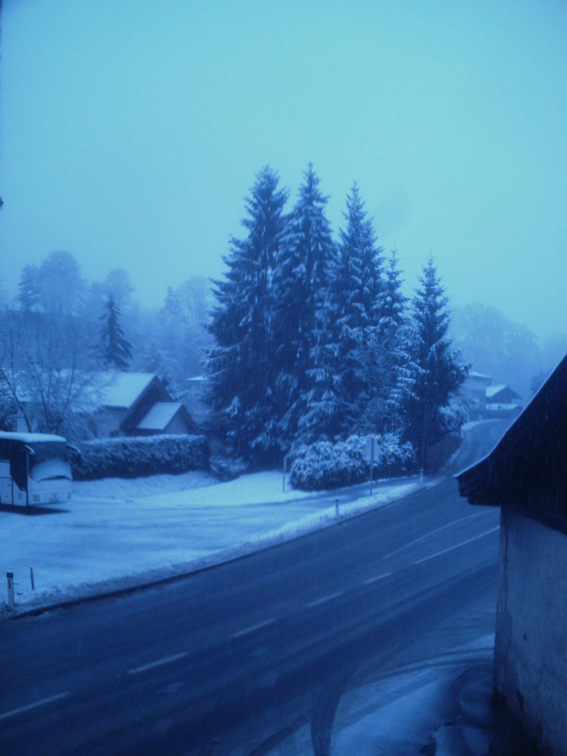 wintereinbruch im herbst