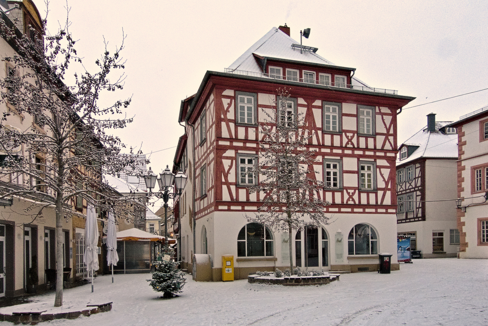 Wintereinbruch in Alzey