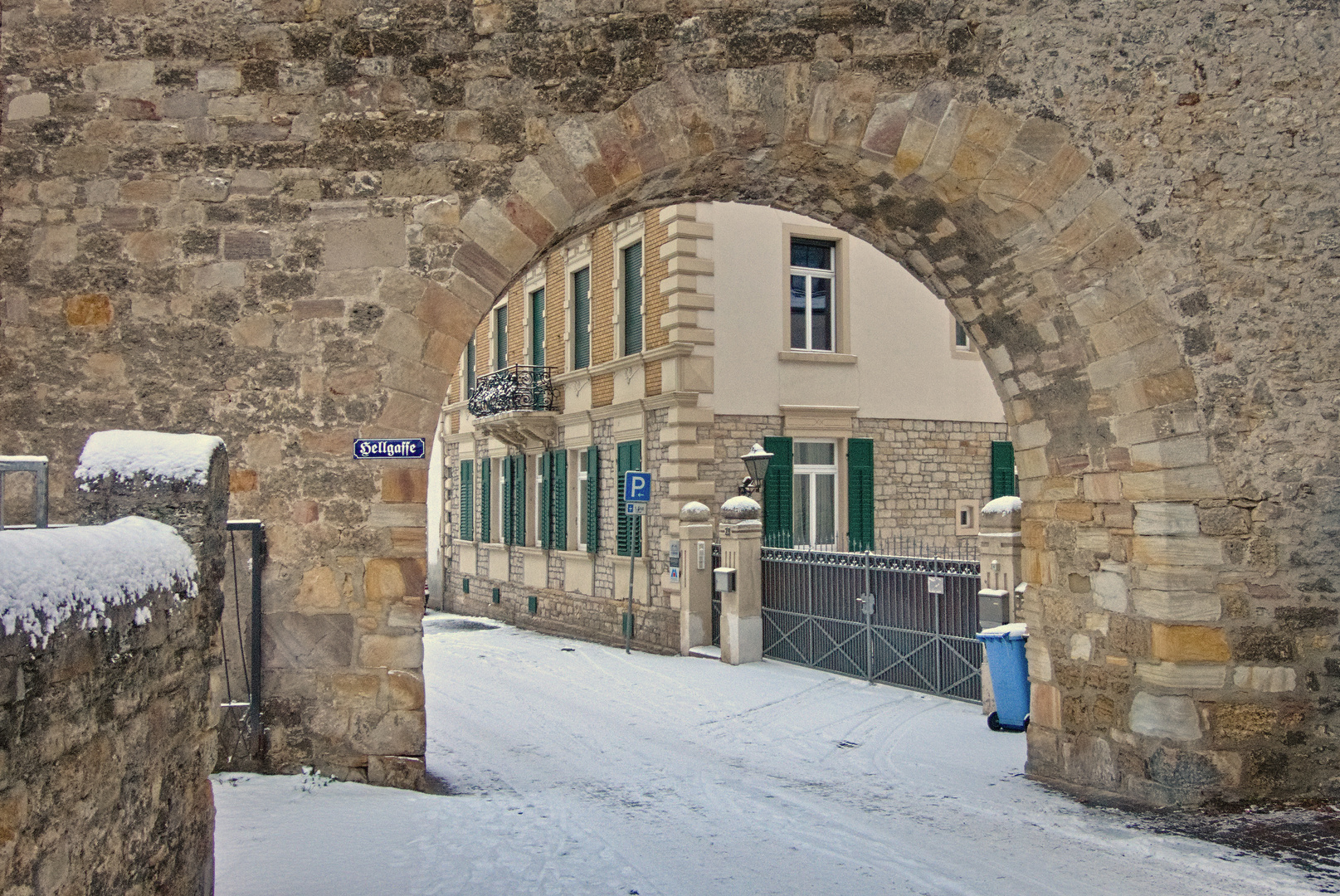 Wintereinbruch in Alzey