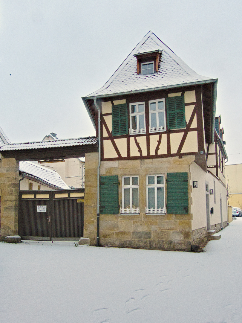 Wintereinbruch in Alzey