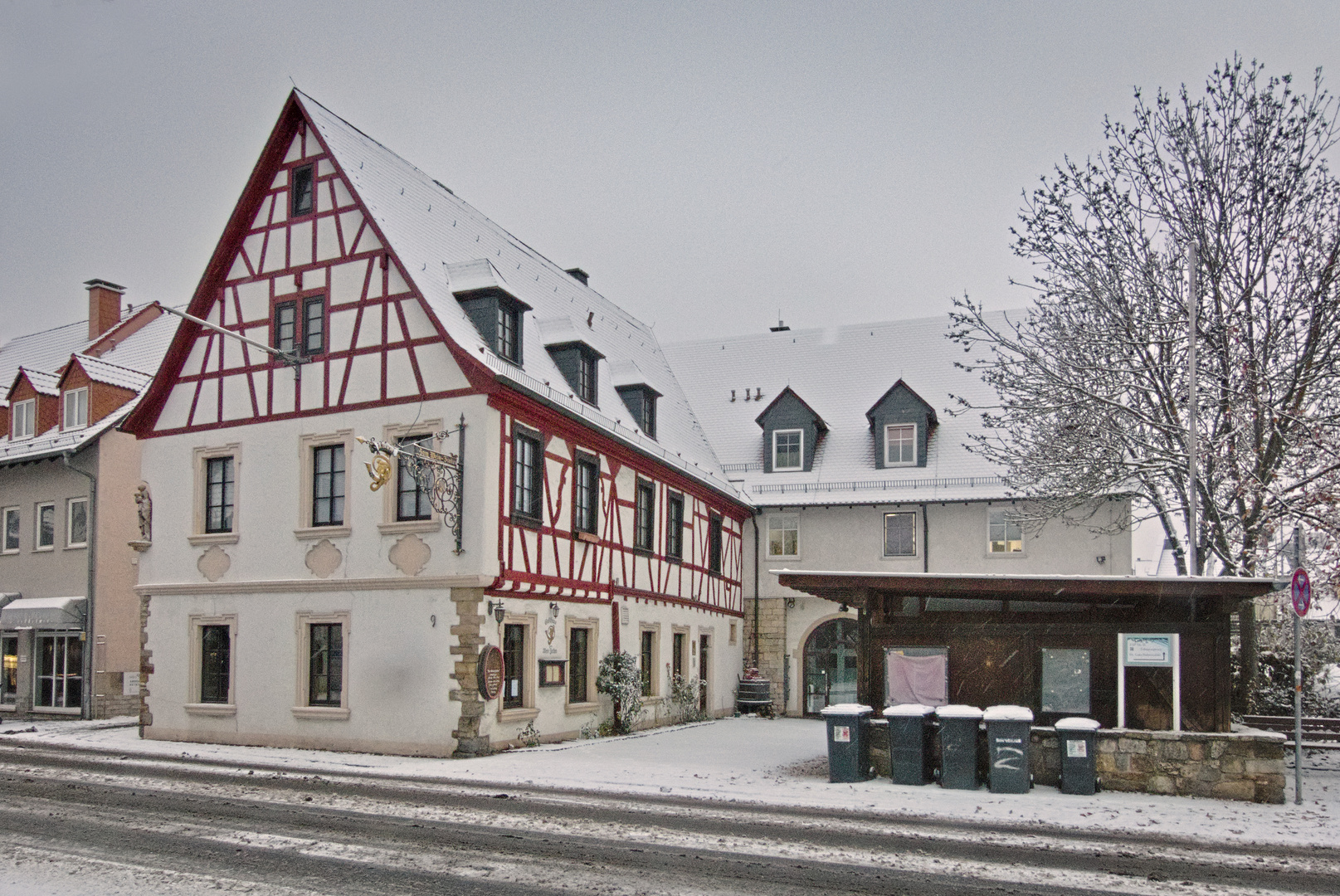 Wintereinbruch in Alzey