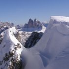 Wintereinbruch in den Dolomiten