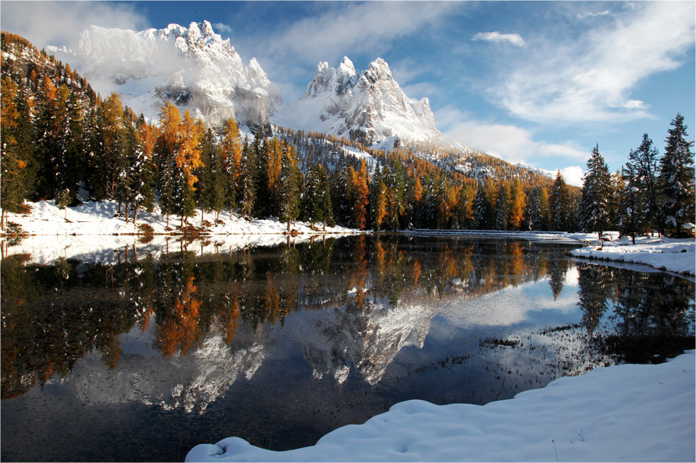 Wintereinbruch in den Dolomiten ... #2