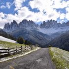 Wintereinbruch in den Dolomiten