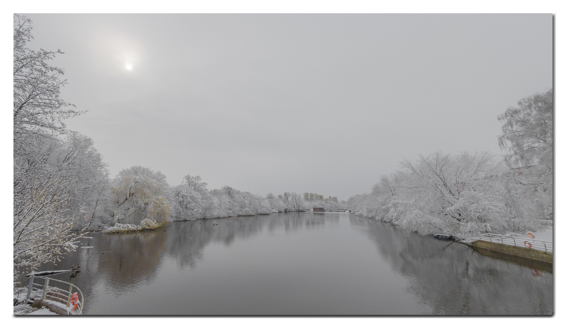 Wintereinbruch in Hamburch II (31.03.2022)