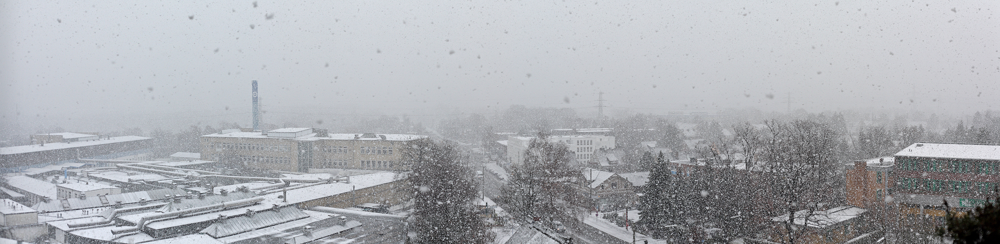 Wintereinbruch in Hamburg