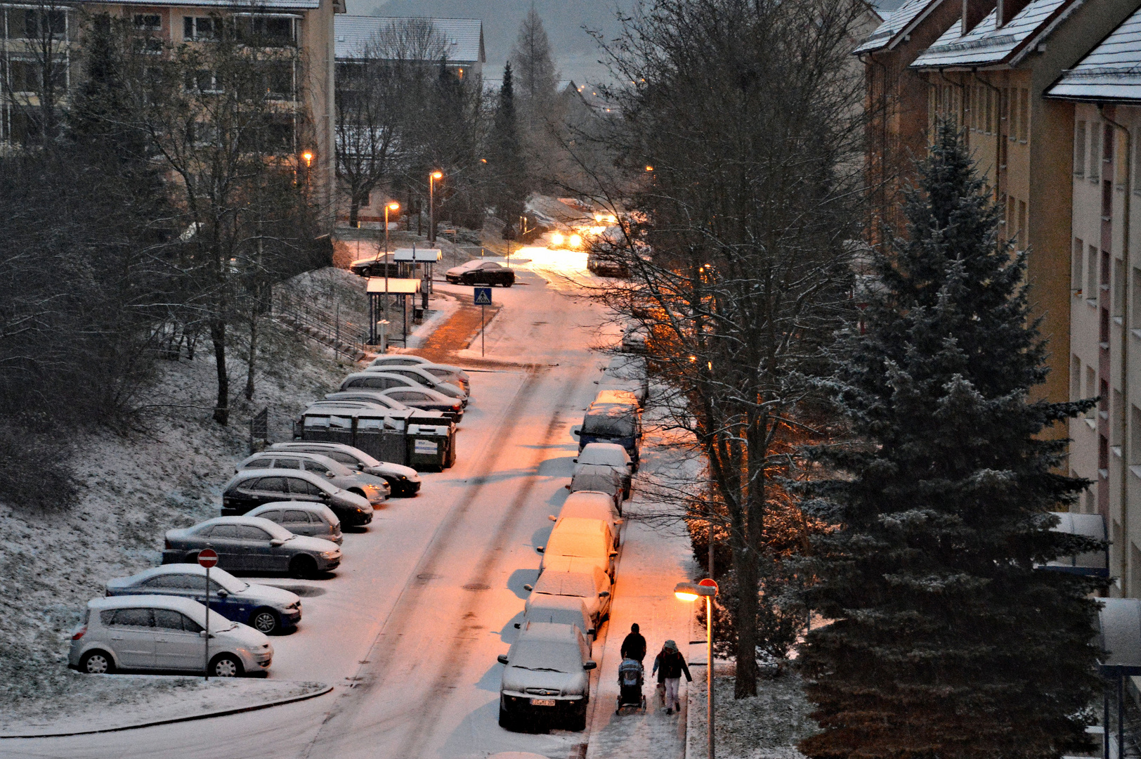 Wintereinbruch in Heilbad Heiligenstadt