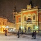 Wintereinbruch in Novi Sad