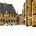 Wintereinbruch in Osnabrück am Markt