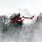 Wintereinsatz RTH Lö 301 Landeanflug KH Müllheim