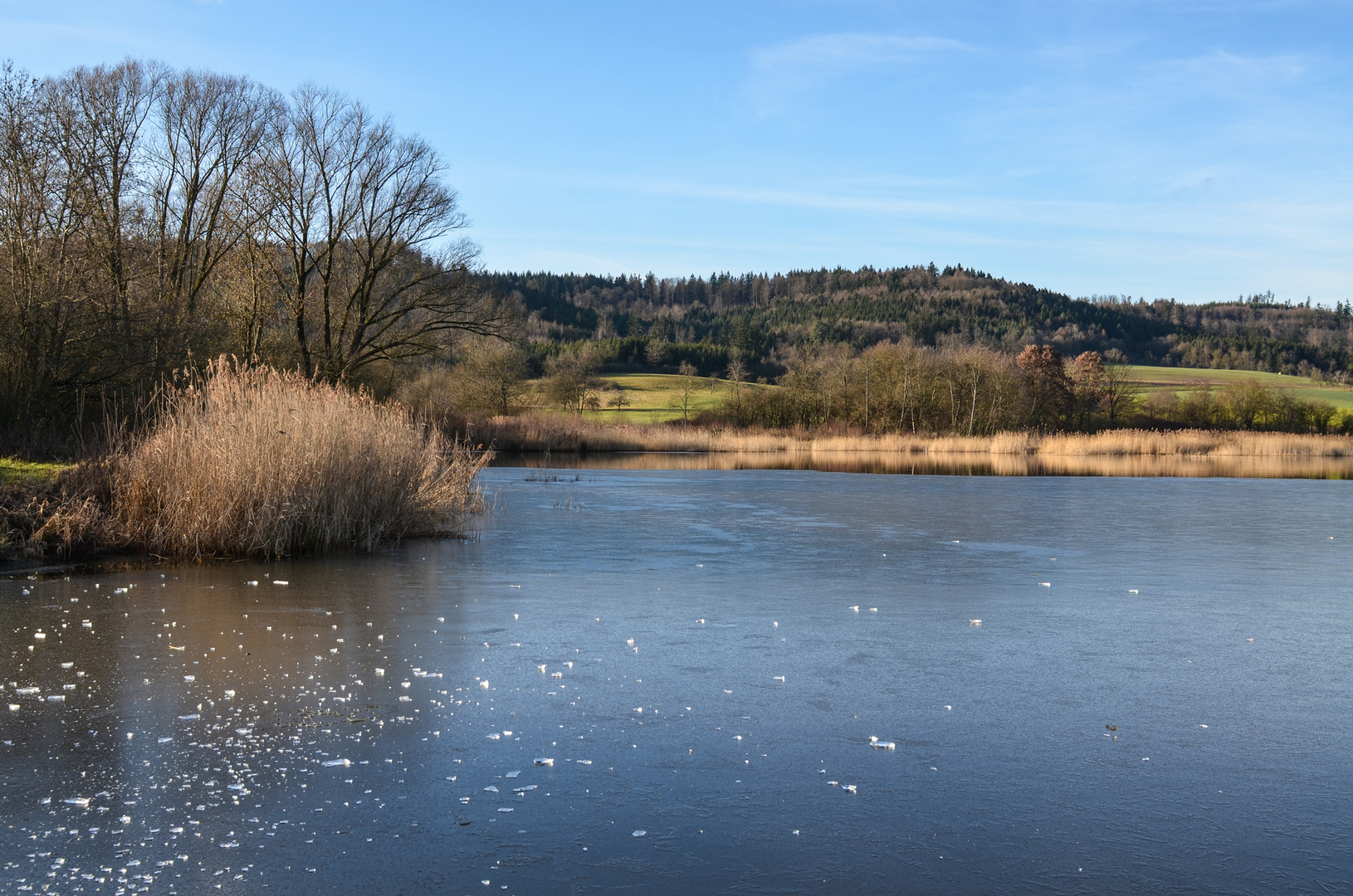 Winterfeeling - Starkholzbacher See bei Michelfeld