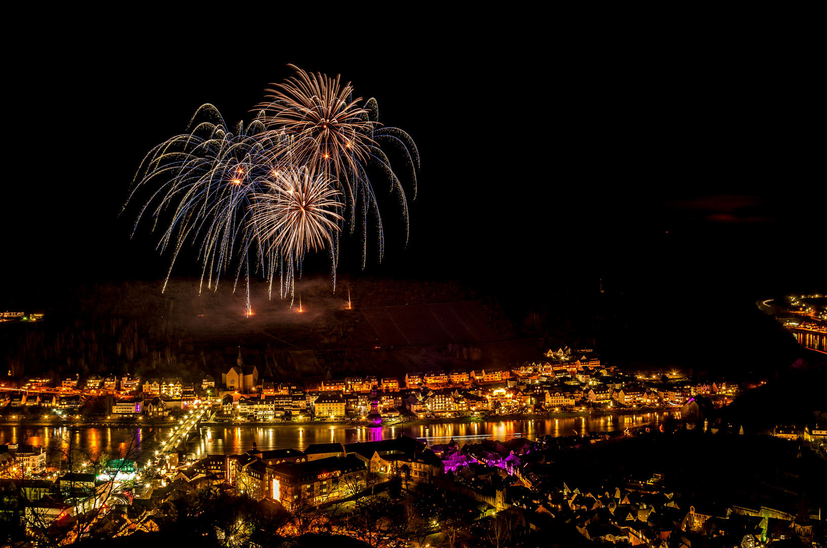 Winterfeuerwerk Cochem/Mosel 2019