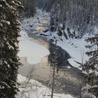 Winterfluß bei Torfos, Norge