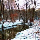 Winterflusslandschaft