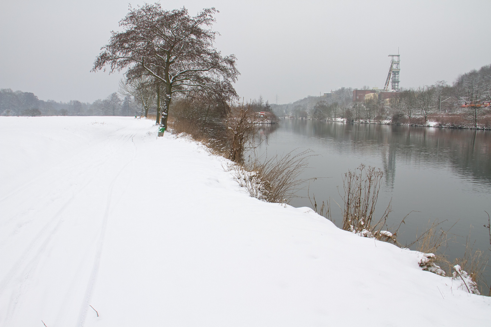 Winterfoto an der Ruhr