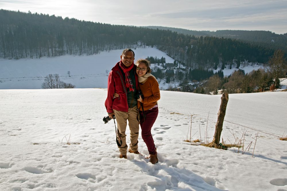 Winterfreude im Osterzgebirge