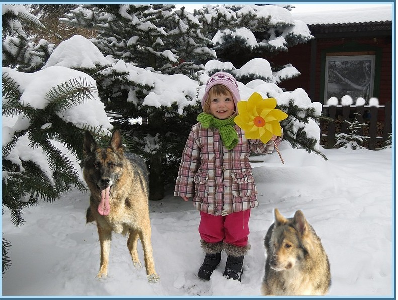 Winterfreuden der Kinder