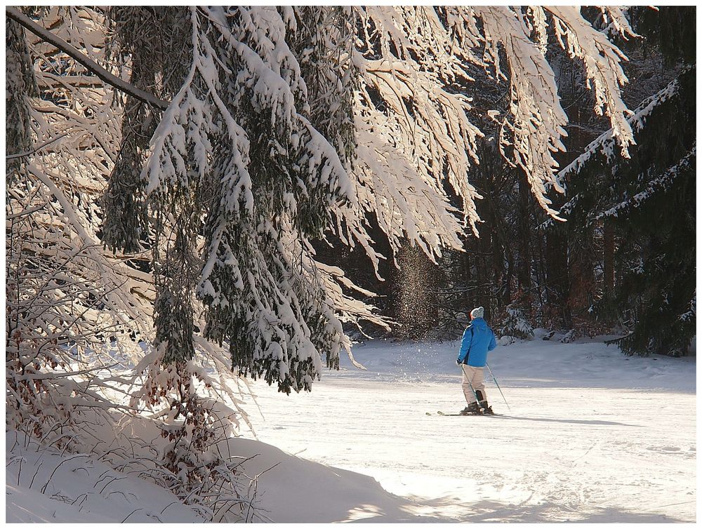 Winterfreuden im Fichtelgebirge