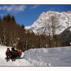 Winterfreuden pur - Pferdeschlittenfaht in Maria Alm - HIntertal