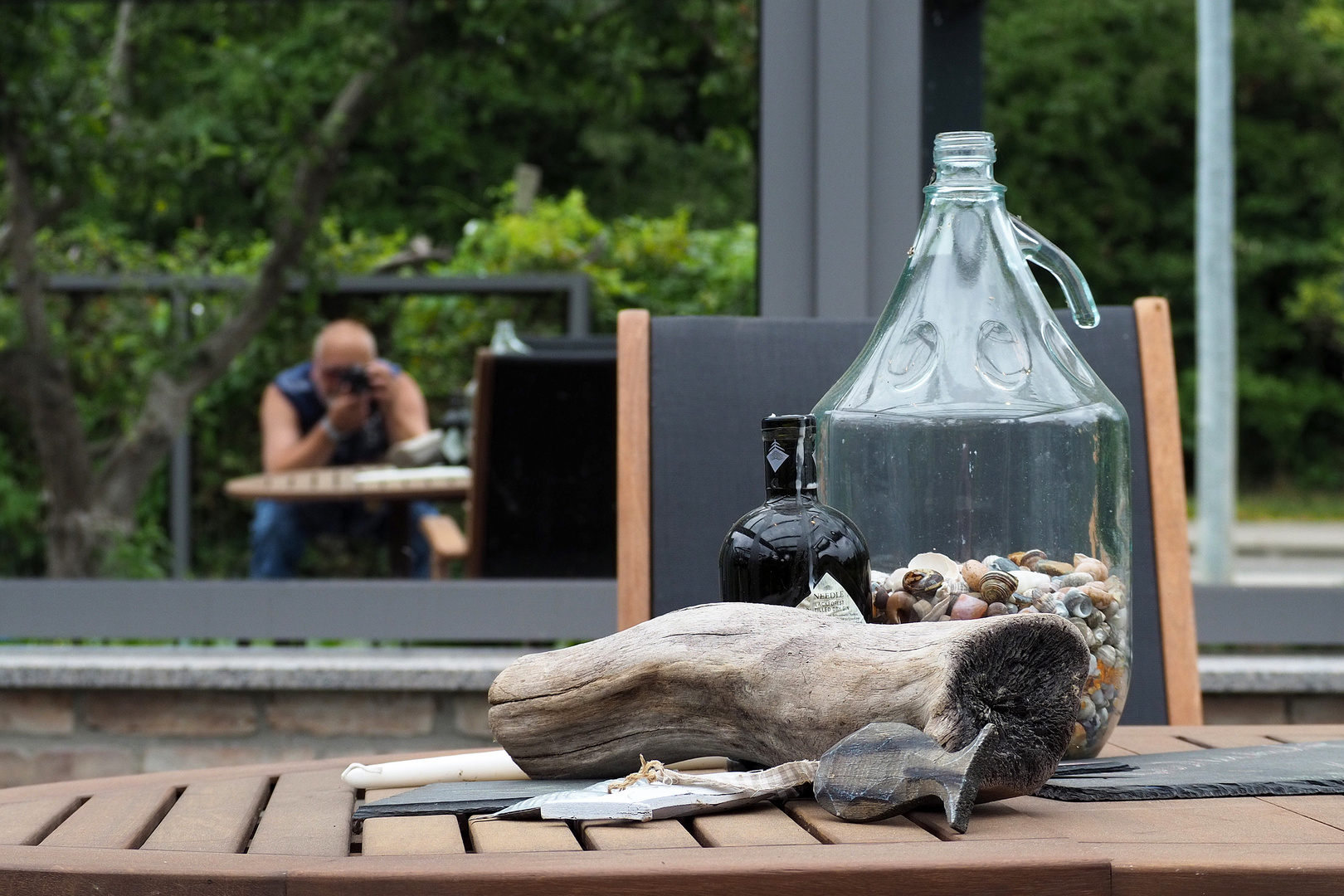 Wintergarten im Sommer