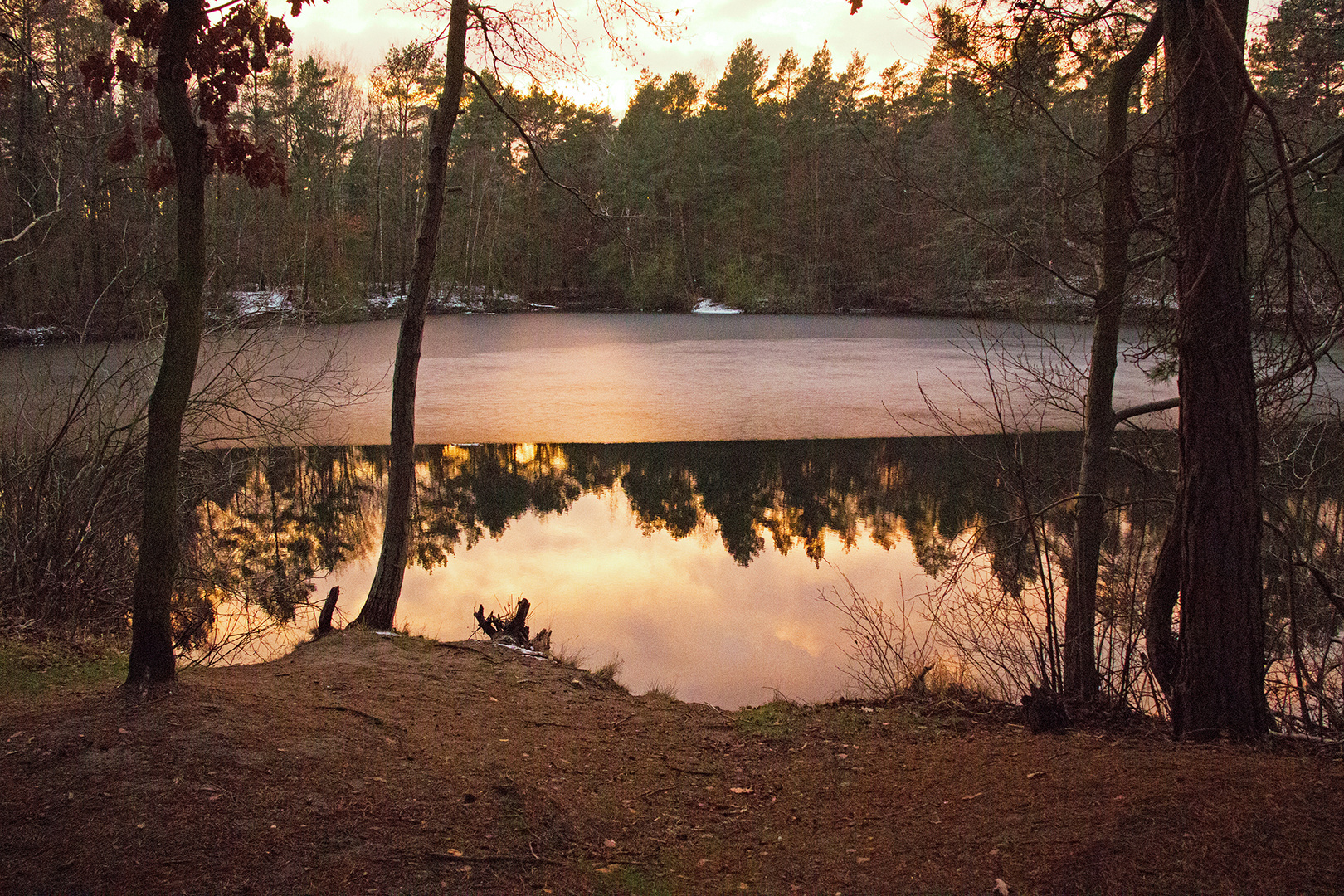 wintergeteilt ... der See