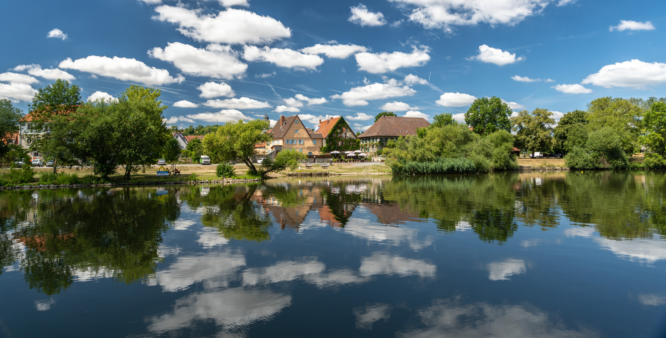 Winterhausen im Sommer