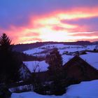 Winterhimmel in Bayern