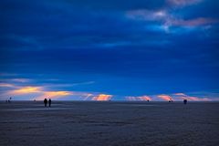 Winterhimmel in St. Peter-Ording