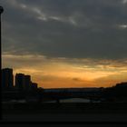 Winterhimmel über der Seine