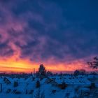 Winterhimmel über Lechhausen