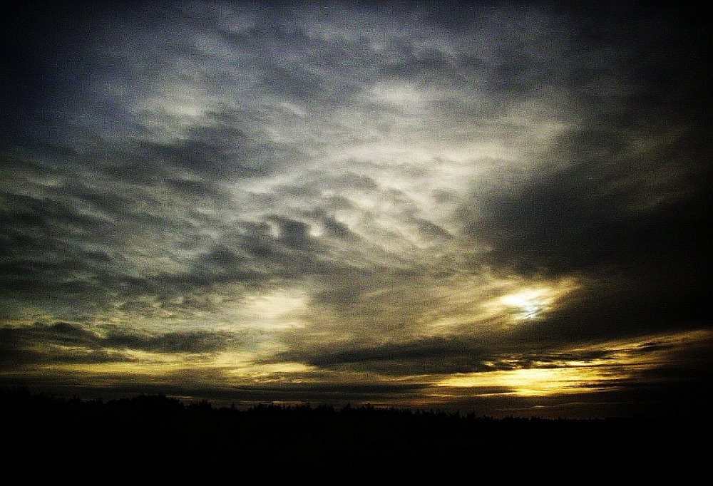 Winterhimmel über Norddänemark