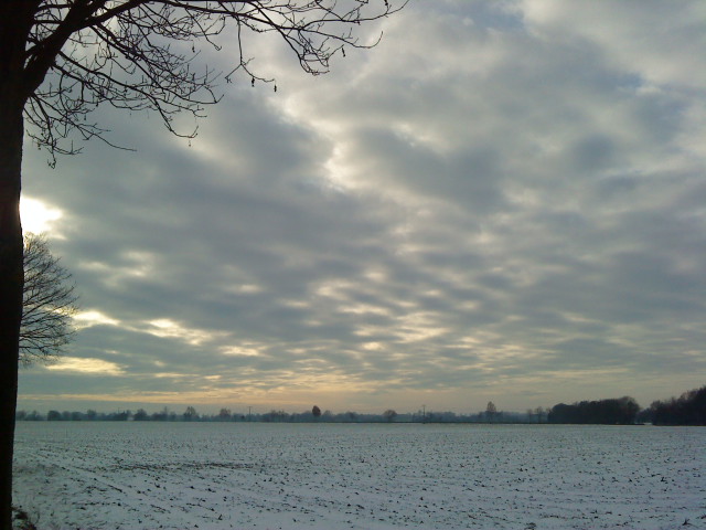 Winterhimmel über Steinbrink (NDS,Kreis Nienburg) von chrisdidges 