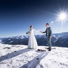 Winterhochzeit am Berg