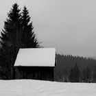 Winterhütte (SchwarzWeiss)